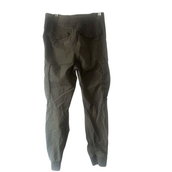 H&M Boys Olive Green Cargo Jogger Pants Size 13 100% Cotton - Picture 7 of 7